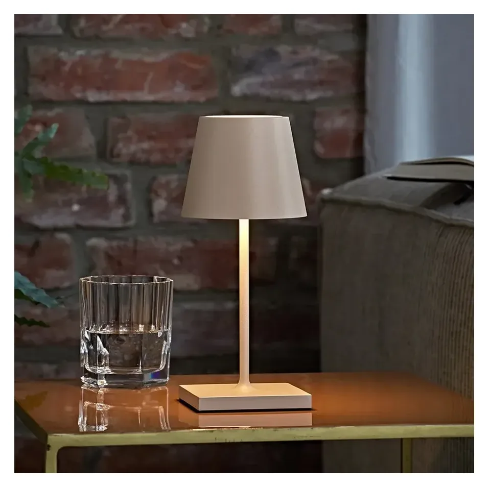 SIGOR Akku-Tischleuchte NUINDIE Mini, Beige 3