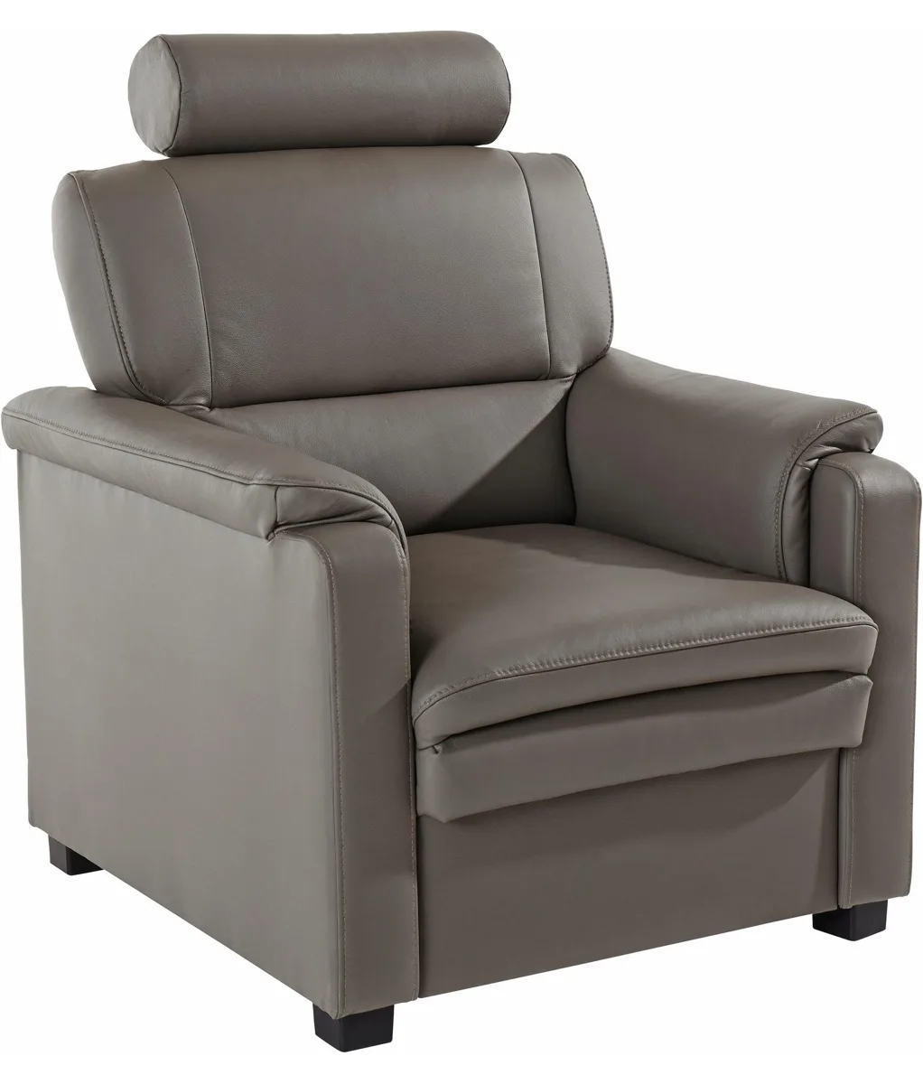 sit&more Sessel Pisa, NaturLEDER grau 3