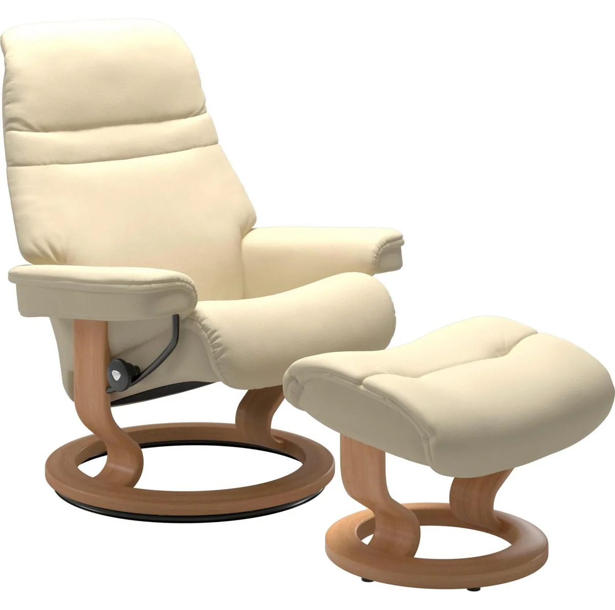Stressless Sunrise Relaxsessel mit Hocker, Größe M