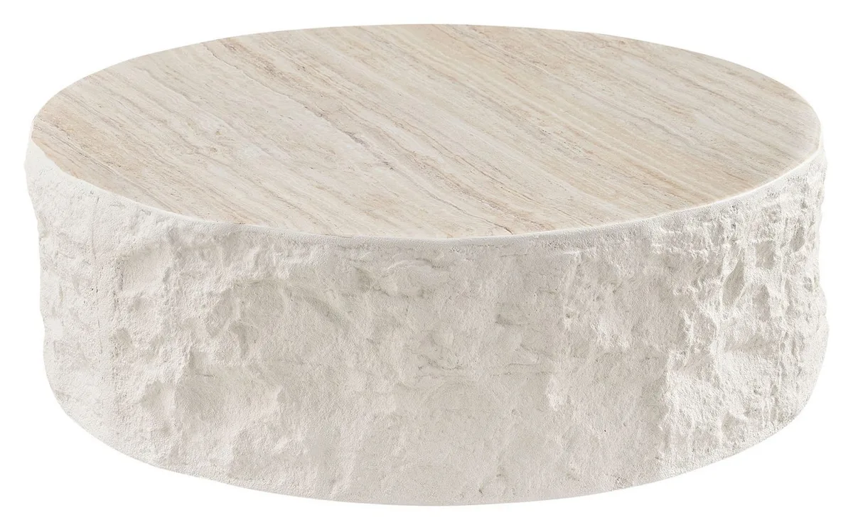 WILLIAMSPACE Couchtisch Column, Fiberglas weiß 2
