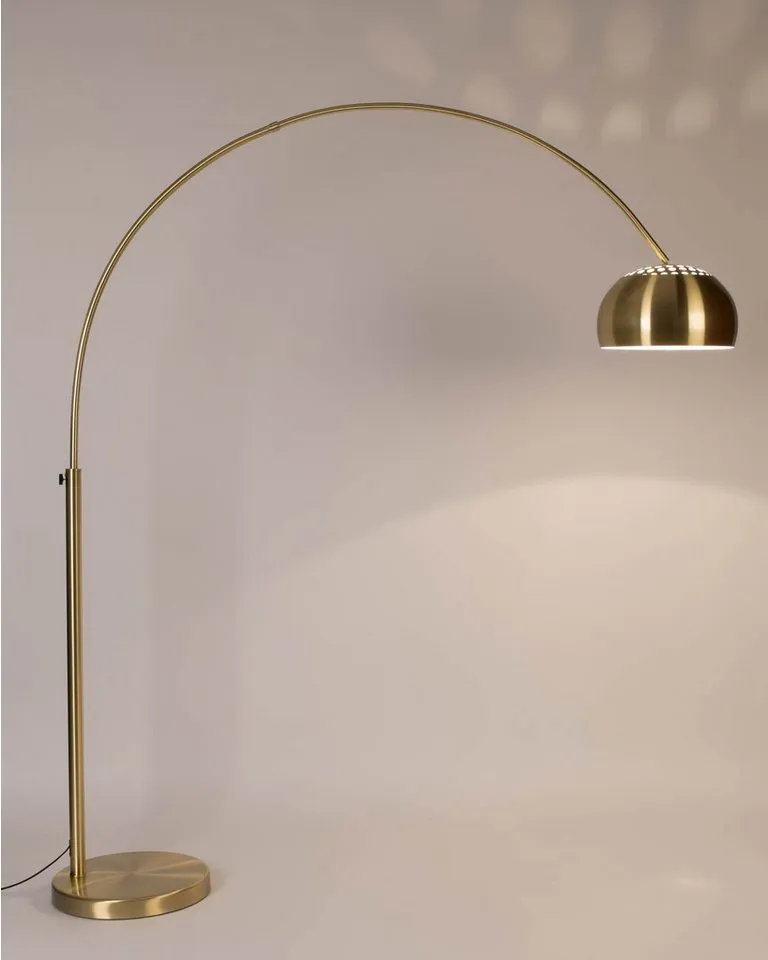 Zuiver Bogenlampe Metal Bow, Messing goldfarben 3